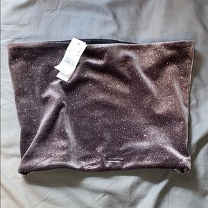 NWT topshop glitter tube top